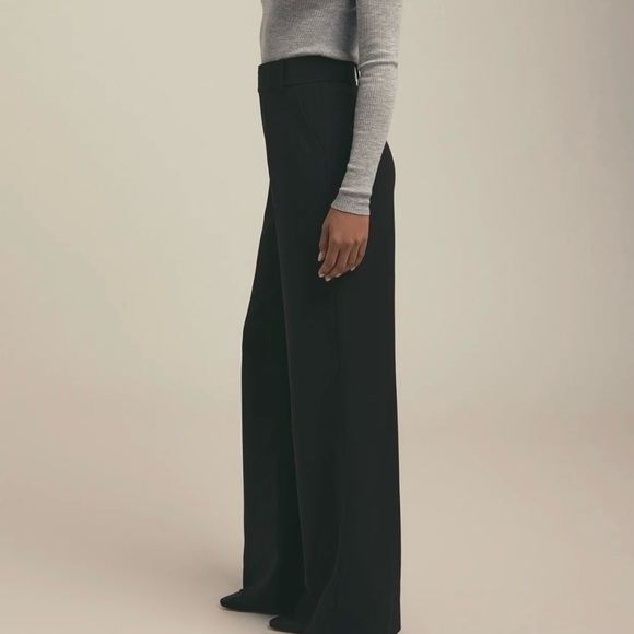 jones & co Pants - Jones & Co dark gray wide leg pants, XL, worn once, really beautiful and elegant